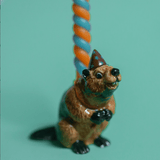Camp Hollow Porcelain Animal Treasures - Beaver Cake Topper
