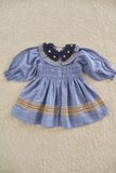 Bonjour Diary Romantic Dress ~ Blue Chambray