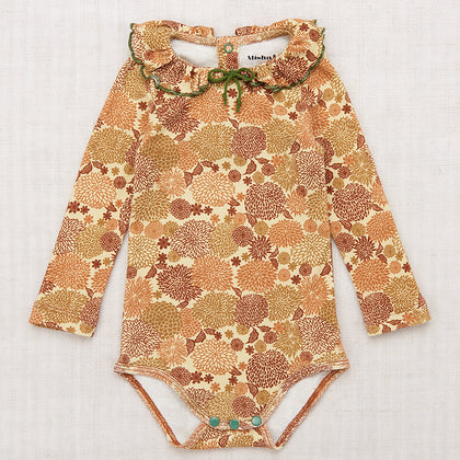 Misha & Puff Pattie Onesie ~ Acorn Chrysanthemum