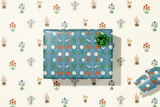 re:mused studio - Strawberry Gift Wrap Sheet – Double Sided: Roll of 3 Sheets