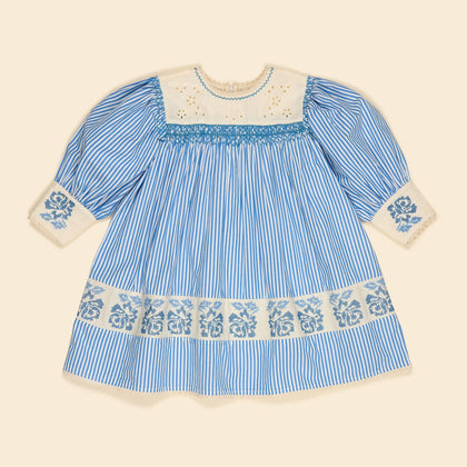 Apolina Dora LS Dress - Lakeside Stripe