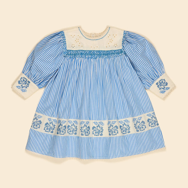 Apolina Dora LS Dress - Lakeside Stripe