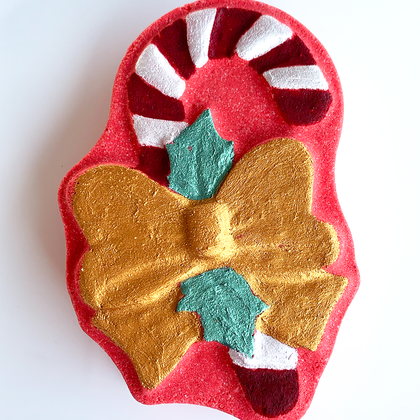 Poppy & Thyme - Candy Cane Christmas Bath Bomb