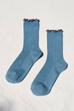 Le Bon Shoppe - Ruffled Modal Socks Blue
