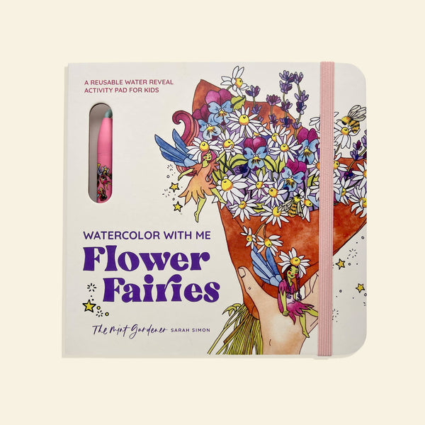 Paige Tate & Co. - Watercolor with Me: Flower Fairies: A Reusable Coloring Book