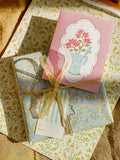 re:mused studio - Capri Gift Wrap Sheet - Double Sided: Roll of 3 Sheets