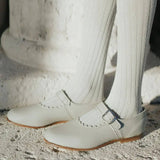Zimmerman Shoes - Scalloped Mary Jane - Red: 9 (Child) / Medium (E)
