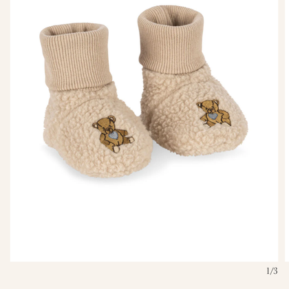 Konges Teddy Safa Booties ~ Oxford Tan