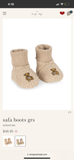 Konges Teddy Safa Booties ~ Oxford Tan