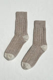 Le Bon Shoppe - Classic Cashmere Socks: Grey Melange