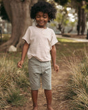 Go Gently Nation - Jersey Henley: Clay stripe / 12/18 months