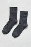 Le Bon Shoppe - Polka Dot Sneaker Socks (wholesale): BLUE/NAVY
