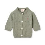 Floss Clover Cardigan Set ~ Dusty Green