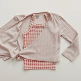 Soor Ploom Wrap Tee ~ Pixie Dust, Pointelle