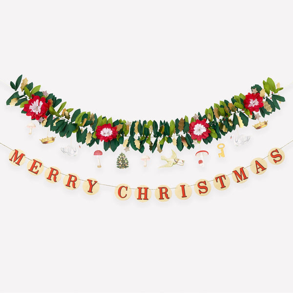 Meri Meri - Meri Meri x John Derian Christmas Garland Set