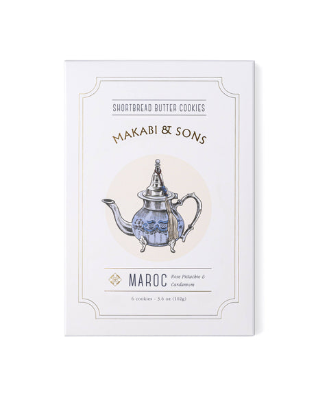 Makabi & Sons - Rose Pistachio Cardamom Cookies - Maroc
