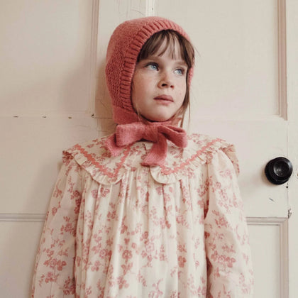 Emile et Ida Knit Bonnet ~ Blush