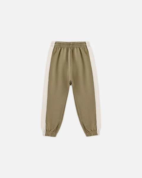 Rylee + Cru Paneled Sweatpant ~ Olive