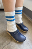 Le Bon Shoppe - Cottage Varsity Socks : Ht.grey Varsity