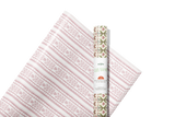 re:mused studio - Brasserie Gift Wrap Sheet – Double Sided: Roll of 3 Sheets