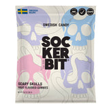 Sockerbit - Scary Skulls Swedish Candy Bag 2.8oz - Halloween Collection