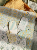 re:mused studio - Capri Gift Wrap Sheet - Double Sided: Roll of 3 Sheets