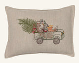 Coral & Tusk - Christmas Tree Car Pocket Pillow: Pillow Cover with Insert