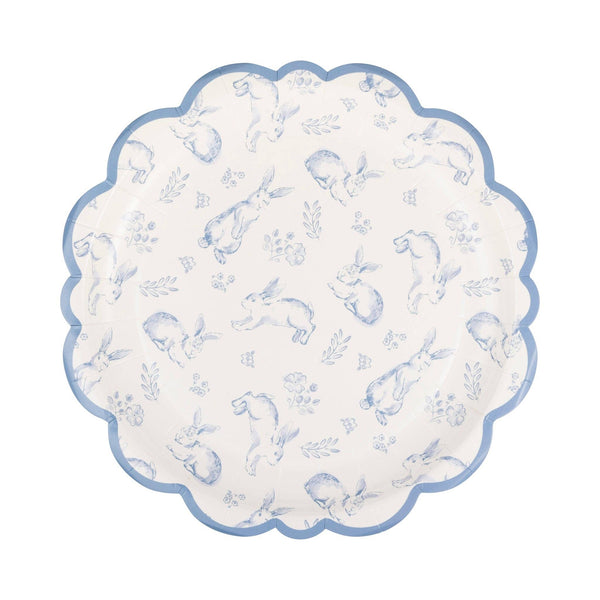 My Mind’s Eye - BTL1140 - 8" Bunny Toile Plates