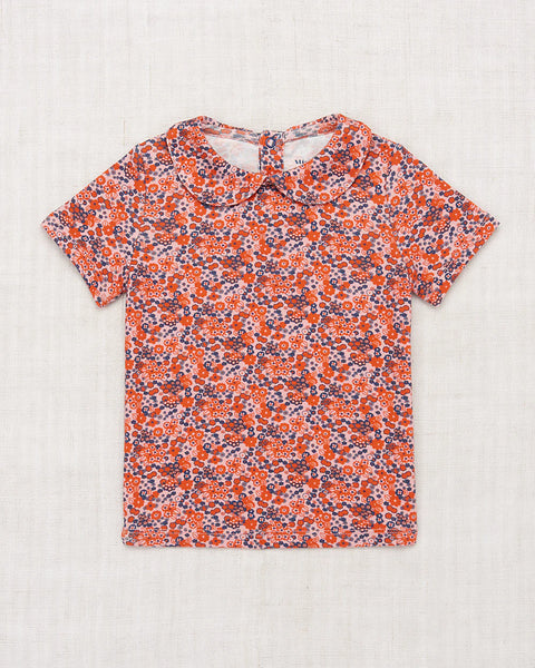 Misha & Puff Collar Tee ~ Rose Blush Tisbury Gardens