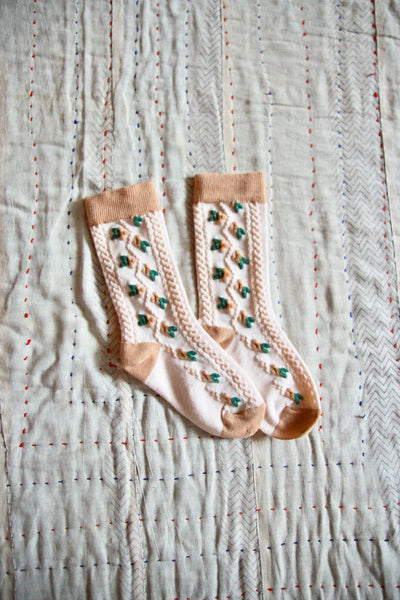 Bonjour Socks ~ Natural Relief Flowers