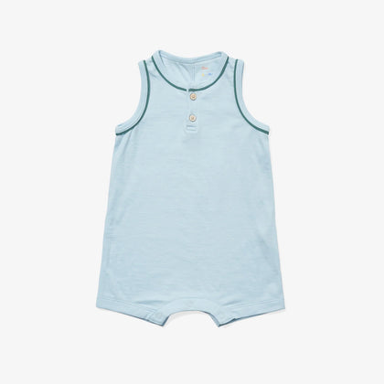 Oso & Me Lachlan Romper ~ Mist