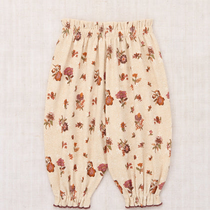 Misha & Puff Baby Balloon Pant ~ String/Antique Rose Holyoke Floral