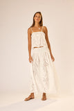 Natalie Martin Bella Skirt - Athena Emb Salt