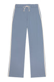 Donni The Eco-Terry Stripe Crop Pant ~ Cornflower