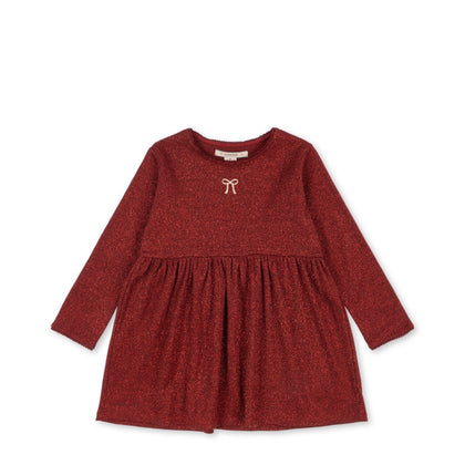 Konges Roli Stripe Dress ~ Red Dahlia
