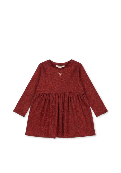 Konges Roli Stripe Dress ~ Red Dahlia