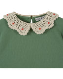 Emile at Ida Sweatshirt Collar Crochet ~ Olive