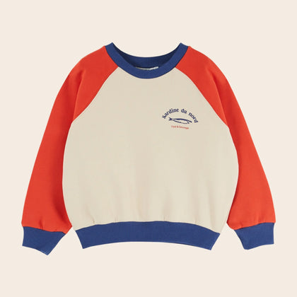 Emile at Ida Sardine du Nord Sweatshirt ~ Tricolore