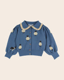 Emile at Ida Sheep Cardigan ~ Mouton Bleu