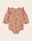 Emile at Ida Baby Romper ~ Vichy Broderie