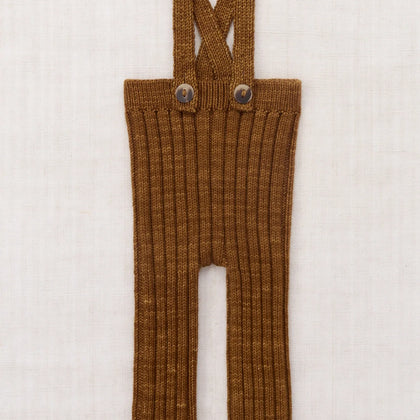 Misha & Puff Baby Rib Longies ~ Nutmeg