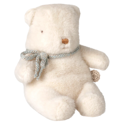 Maileg Mini Plush Teddy Bear ~ Off White
