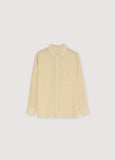 New Society - Alheli Woman Shirt Mimosa Yellow Stripes