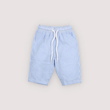 New Society Baby Pant Vista Blue Seersucker Stripes Sale price