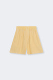 New Society ~ Alheli Woman Short Mimosa Yellow Stripes