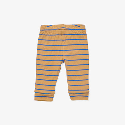 Oso & Me Andy baby leggings - Camel Fine Stripe