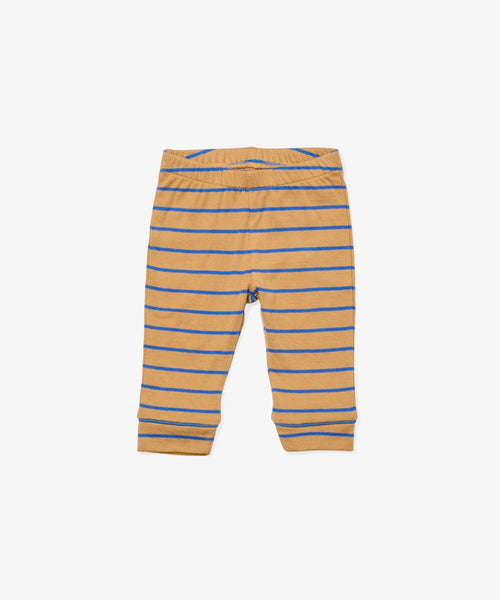 Oso & Me Andy baby leggings - Camel Fine Stripe