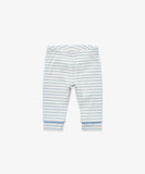 Oso & Me Andy Baby Legging, Dusty Blue Mini Stripe