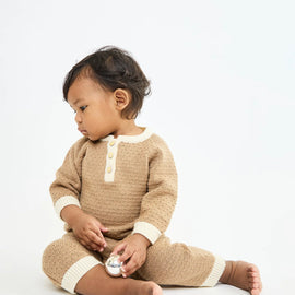 Oso & Me Archie Jumpsuit ~ Camel