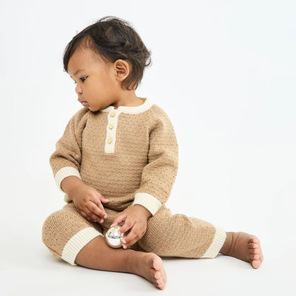 Oso & Me Archie Jumpsuit ~ Camel